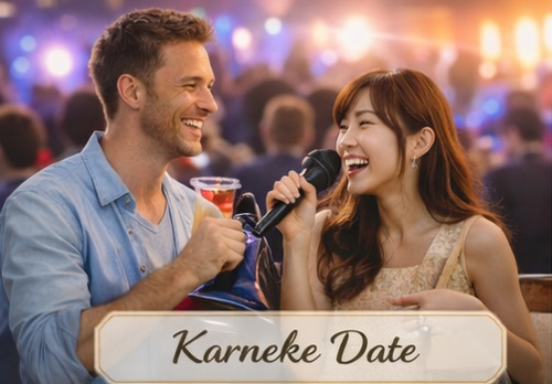 Karaoke date in Japan