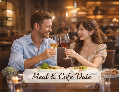 Meal and cafe date in Tokyo