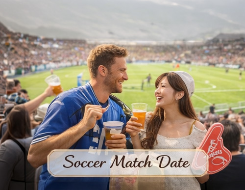 Soccer match date in Japan
