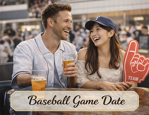 Baseball game date in Japan