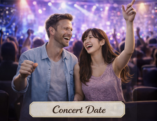 Concert date in Japan