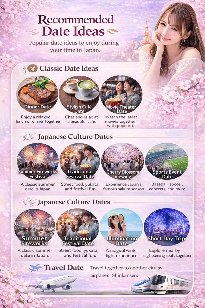 Recommended date ideas in Japan
